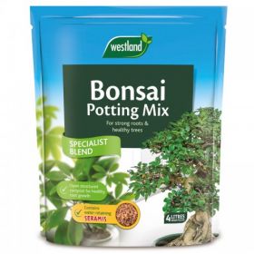 Westland Bonsai Potting Compost Mix Enriched with Seramis - 4 litre 