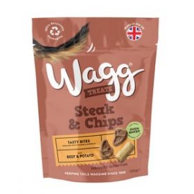 Wagg Steak And Chips Treats 125g 